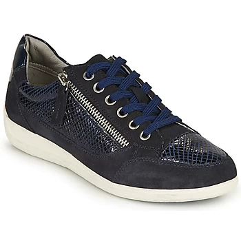 Image of Geox D MYRIA A womens Shoes Trainers in Blue