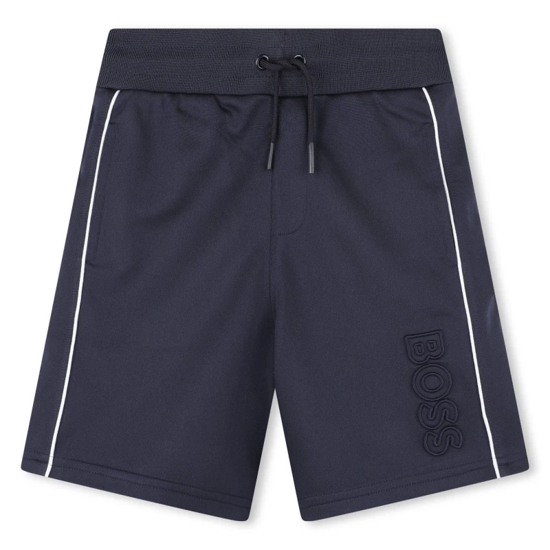 Image of Boss Striped Shorts Juniors - Blue Blue 3 - 4 Years