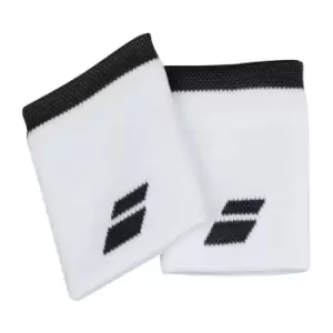 Image of Babolat Logo Wristband - White