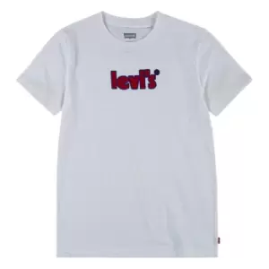 Image of Levis Poster Tee Junior Boys - White