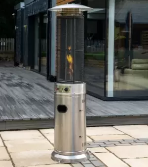 Image of Cylinder Patio Heater Stainless Steel