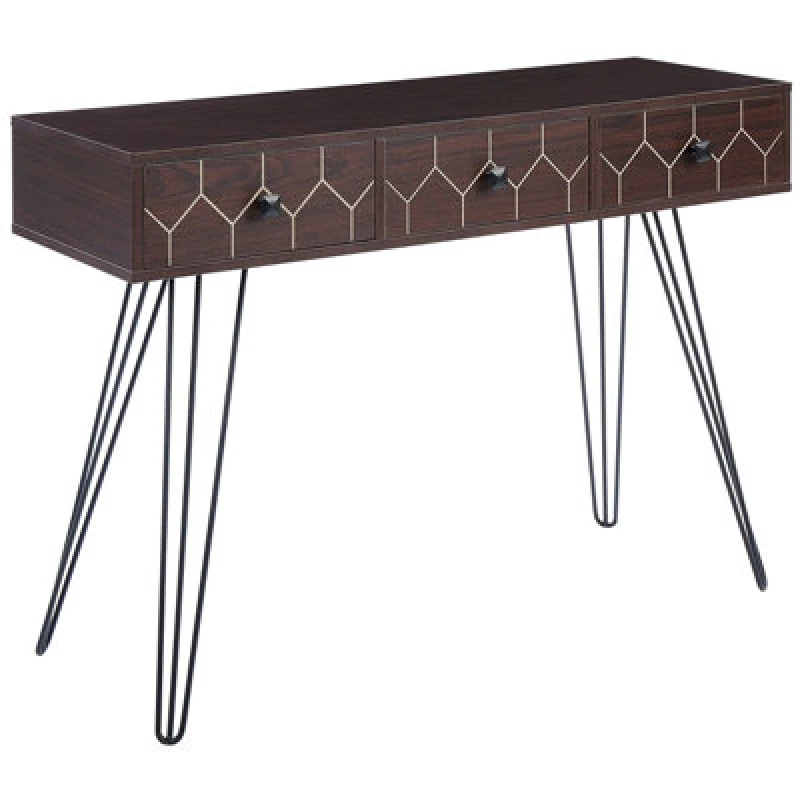 Image of Beliani Console Table Malsala Dark Brown