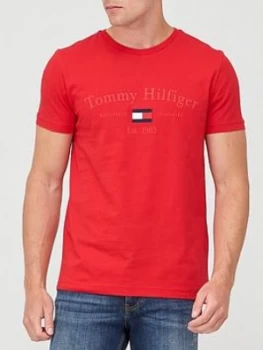Image of Tommy Hilfiger Archive Graphic T-Shirt - Red
