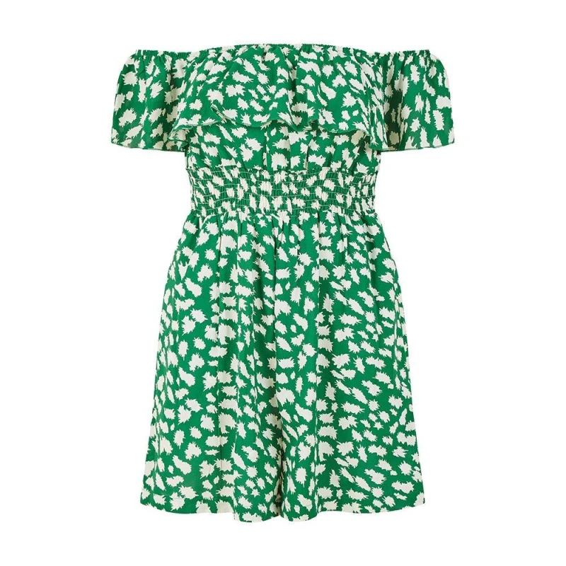 Image of Mela London Playsuit With Pocket - Green Green 8