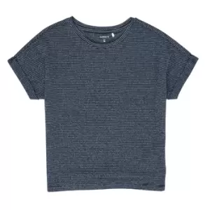 Image of Name it NKFKYRRA Girls Childrens T shirt in Blue - Sizes 8 years,10 years,12 years,14 years,7 years