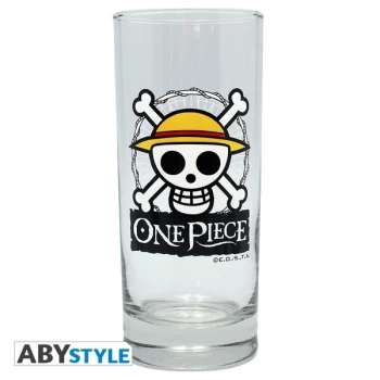 Image of One Piece - Skull - Luffy Glass