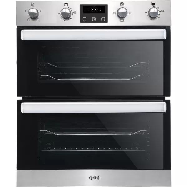 Image of Belling BI702FP Built Under Electric Double Oven - Stainless Steel