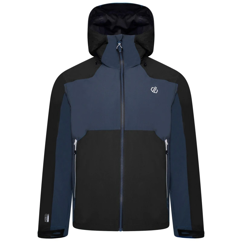 Image of Dare 2b Mens Touchpoint II ARED 20/30 Stretch Lightweight Waterproof Jacket Black/Orion male L