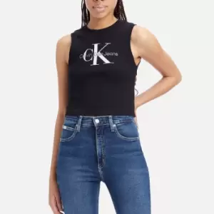 Image of Calvin Klein Jeans Cotton-Rib Tank Top - M