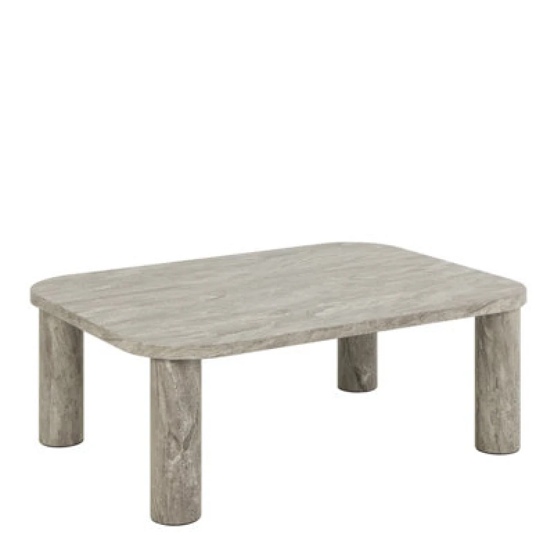 Image of Furniture To Go Solano Rectangular Coffee Table In Grey 100 X 75 Cm