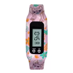 Image of Disney Lilo and Stitch LCD Activity Tracker Watch with Silicone Strap, none