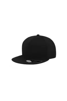 Image of Snap Back Flat Visor 6 Panel Cap