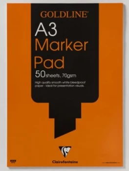Image of Goldline Bleedproof Marker Pad A3 GPB1A3Z