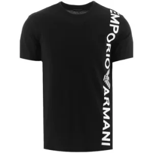 Image of Emporio Armani Loungewear Black Crew Neck T-Shirt