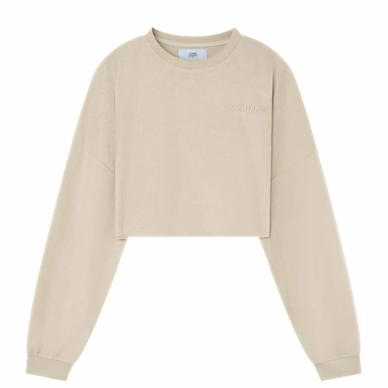 Image of Sixth June Sweatshirt woman Sixth June Towel Beige Female S