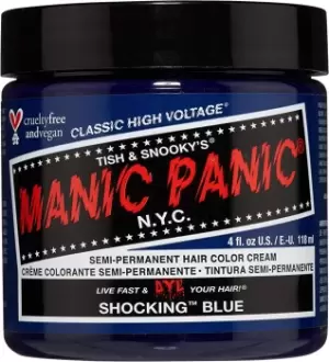 Image of Manic Panic - High Voltage Semi-Permanent Hair Colour Cream - Shocking Blue (118ml)