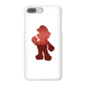 Image of Nintendo Super Mario Mario Silhouette Phone Case - iPhone 8 Plus - Snap Case - Gloss