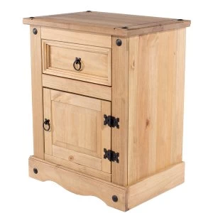 Image of Halea 1-Door 1-Drawer Bedside Cabinet