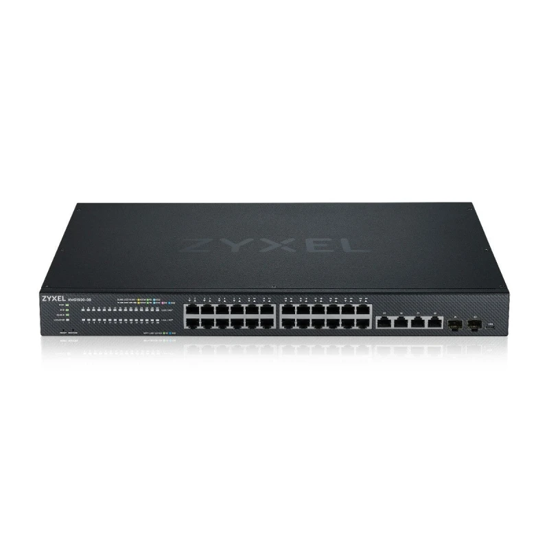 Image of Zyxel XMG1930-30 NebulaFlex 24-Port Cloud Managed Rackmount 2.5-Gigabit Switch XMG1930-30-ZZ0101F