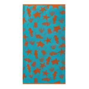 Image of Linea Linea Kids Ocean Beach Towel - Blue