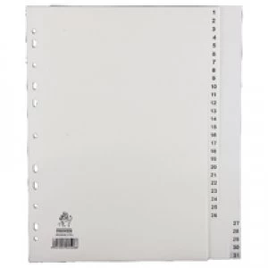 Image of Nice Price A4 White 1-31 Polypropylene Index WX01357