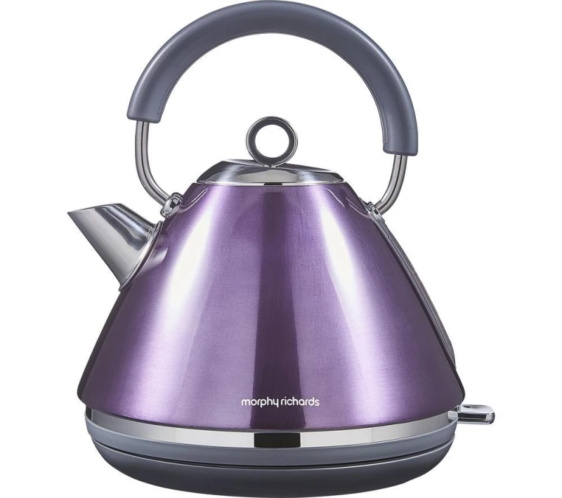 Image of Morphy Richards Accents Traditional Kettle - Purple, Purple 5056765401519