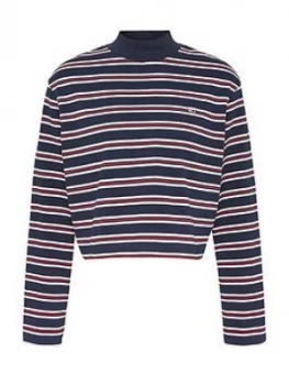 Image of Tommy Jeans Tommy Jeans Striped Hybrid Longsleeve