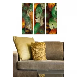 Image of MDF391084693 Multicolor Decorative MDF Painting (3 Pieces)