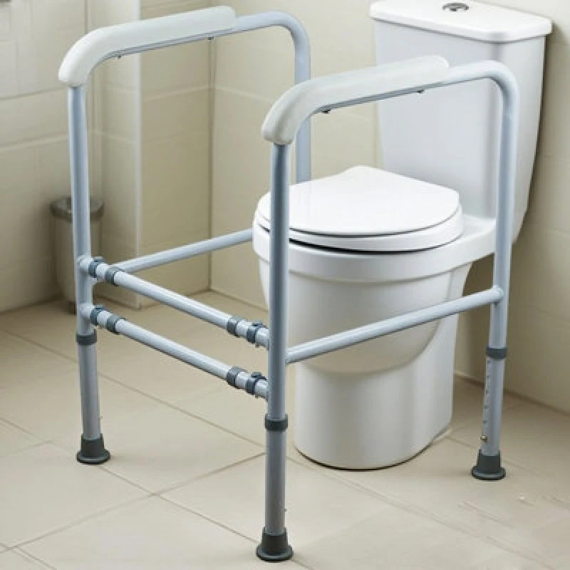Image of Gr8 Home Toilet Frame Support Standing Aid Safety Grab Handle Adjustable Elderly Disabled