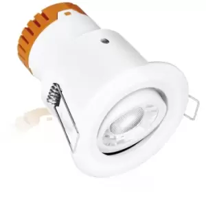 Image of Aurora Enlite 4.5W Matt White Adjustable Dimmable Integrated Downlight Warm White - EN-DE52MW/30