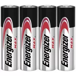 Image of Energizer Max AA 4 Pack 1.5V Alkaline Batteries