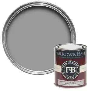 Image of Farrow & Ball Estate Manor House Gray No. 265 Eggshell Paint, 750Ml