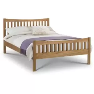 Image of 5ft Kingsize 150 x 200 NATURAL OAK Bed Frame - Anne