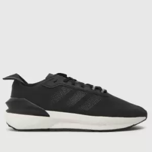 Image of Adidas Avryn Trainers In Black & White