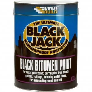 Image of Everbuild Bitumen Paint Black 5l