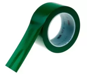 Image of 3M Scotch 471 Green Vinyl 3 Lane Marking Tape, 0.14mm Thickness
