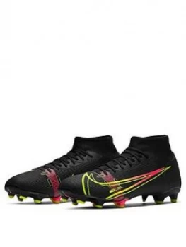 Image of Nike Mercurial Superfly 7 Academy Firm Ground Football Boots - Black, Size 9, Men