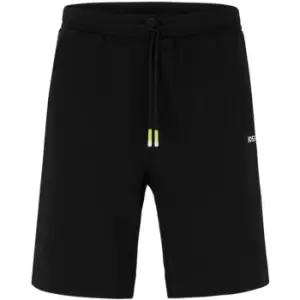 Image of BOSS Embroidered Logo Shorts - Black