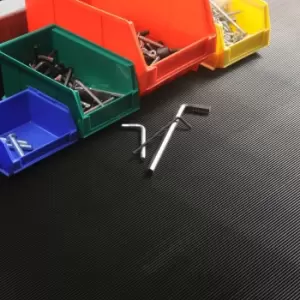 Image of Standard Fine Fluted Rubber Matting - 3mm thick 1200mm Wide
