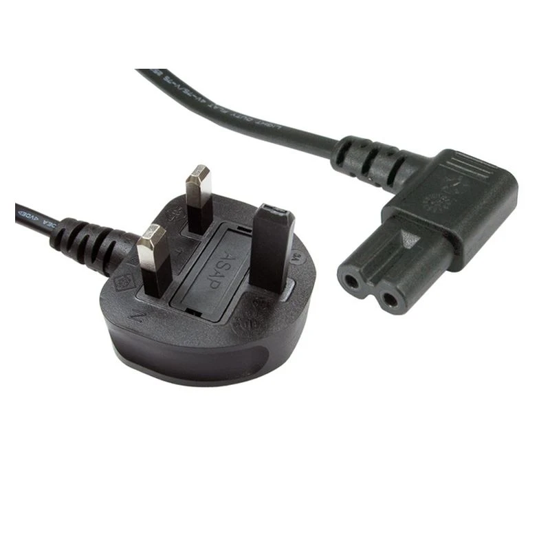 Image of FDL 3M UK MAINS PLUG TO RIGHT ANGLED C7 (FIG. 8) CABLE