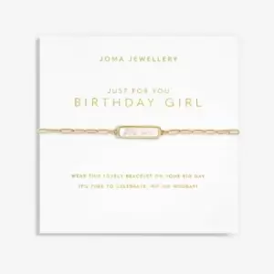 Image of My Moments 'Just For You Birthday Girl' Bracelet 5787