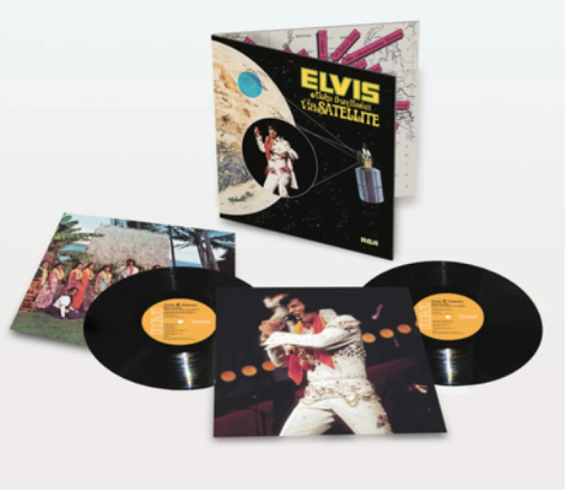 Image of Elvis Presley Aloha From Hawaii Via Satellite 50th Anniversary Edition [Remastered] 2LP Black unisex