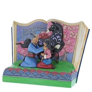 Image of The Greatest Honor is You as a Daughter (Storybook Mulan) Disney Traditions Figurine