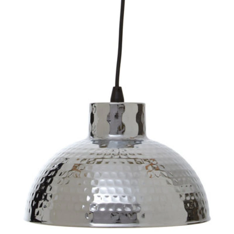 Image of Orsina New Foundry Chrome Finish Iron Pendant Light