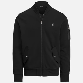 Image of Polo Ralph Lauren Mens Double Knit Bomber Jacket - Polo Black - M