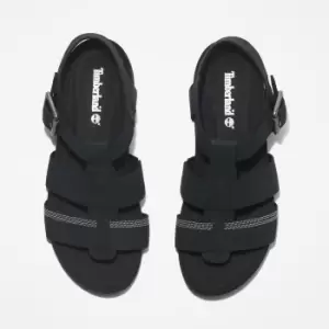 Image of Timberland Malibu Waves Fisherman Sandal For Her In Black Black, Size 4