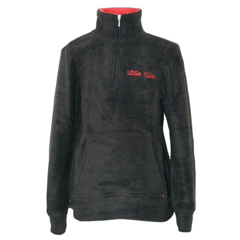 Image of Little Rider Nina boys's Children's fleece jacket in Red