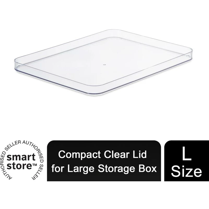 Image of SmartStore 'Compact Clear Lid' for Large Storage Box Clear unisex