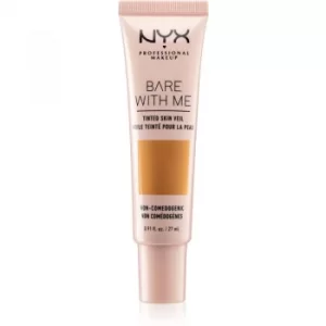 Image of NYX Professional Makeup Bare With Me Tinted Skin Veil Lightweight Foundation Shade 07 Cinnamon Mahogany 27ml