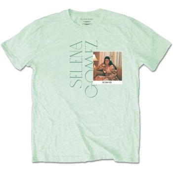 Image of Selena Gomez - Polaroid Unisex Medium T-Shirt - Green